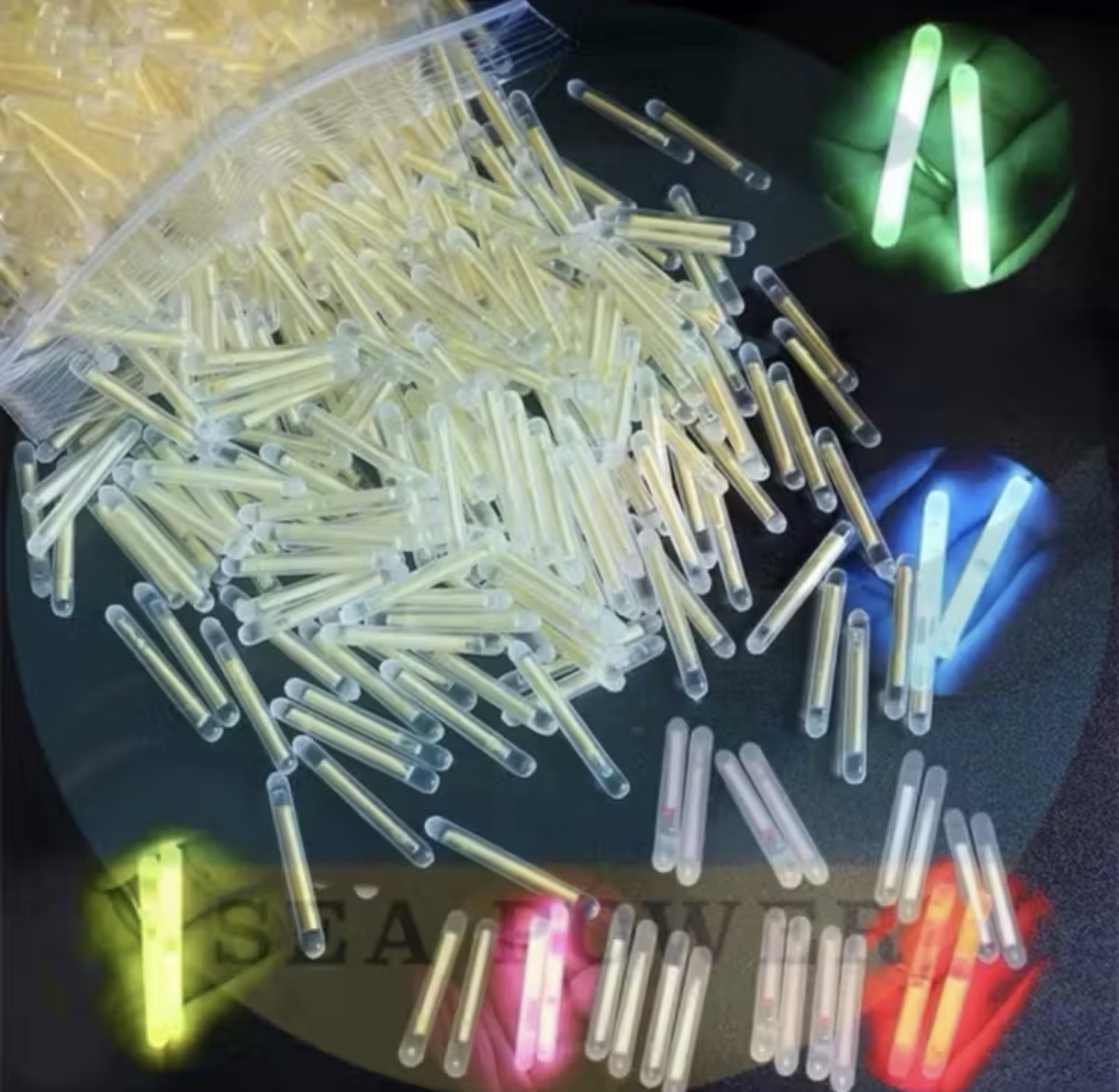 Starlet pancing isi 5pcs starlight starlite fosfor pancing glow stick pancing light stick pelampung pancing warna hijau merah biru kuning thumbnail 4