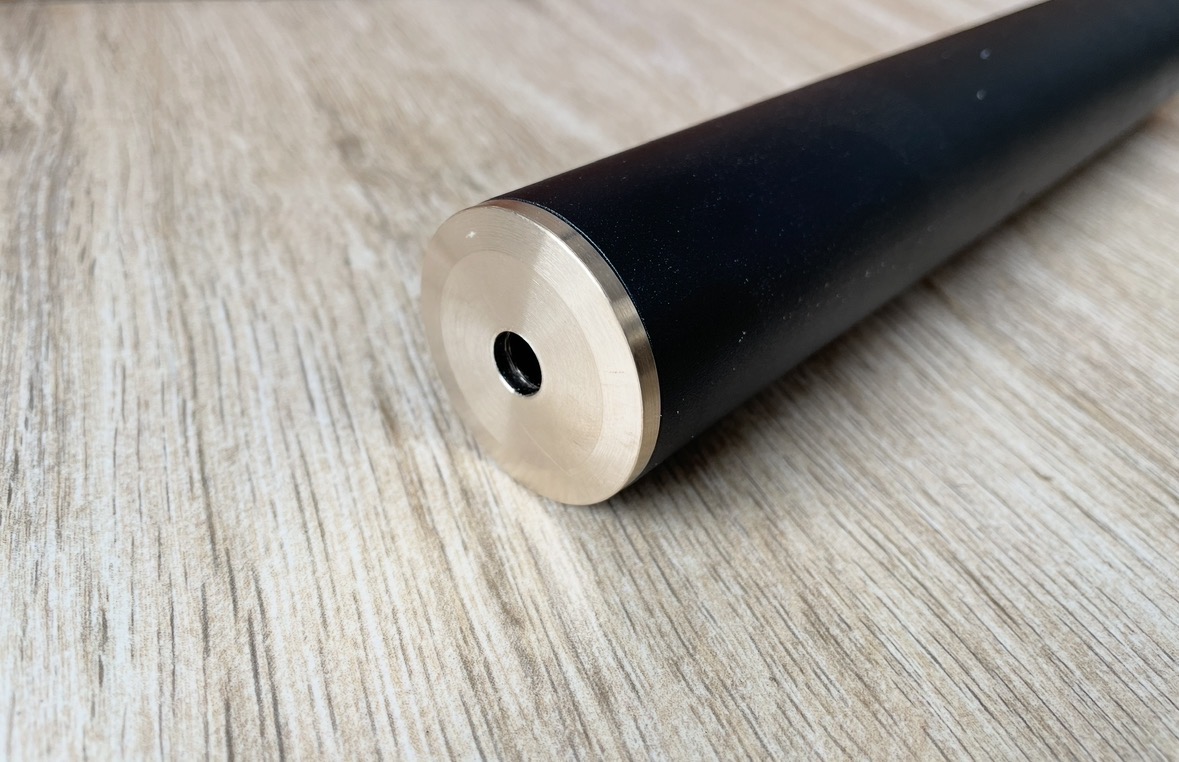 Peredam Drat Kuningan OD30 Panjang 18cm Peredam silencer uklik sharp inova tiger canon silencer peredam senyap drat kuningan rata thumbnail 4
