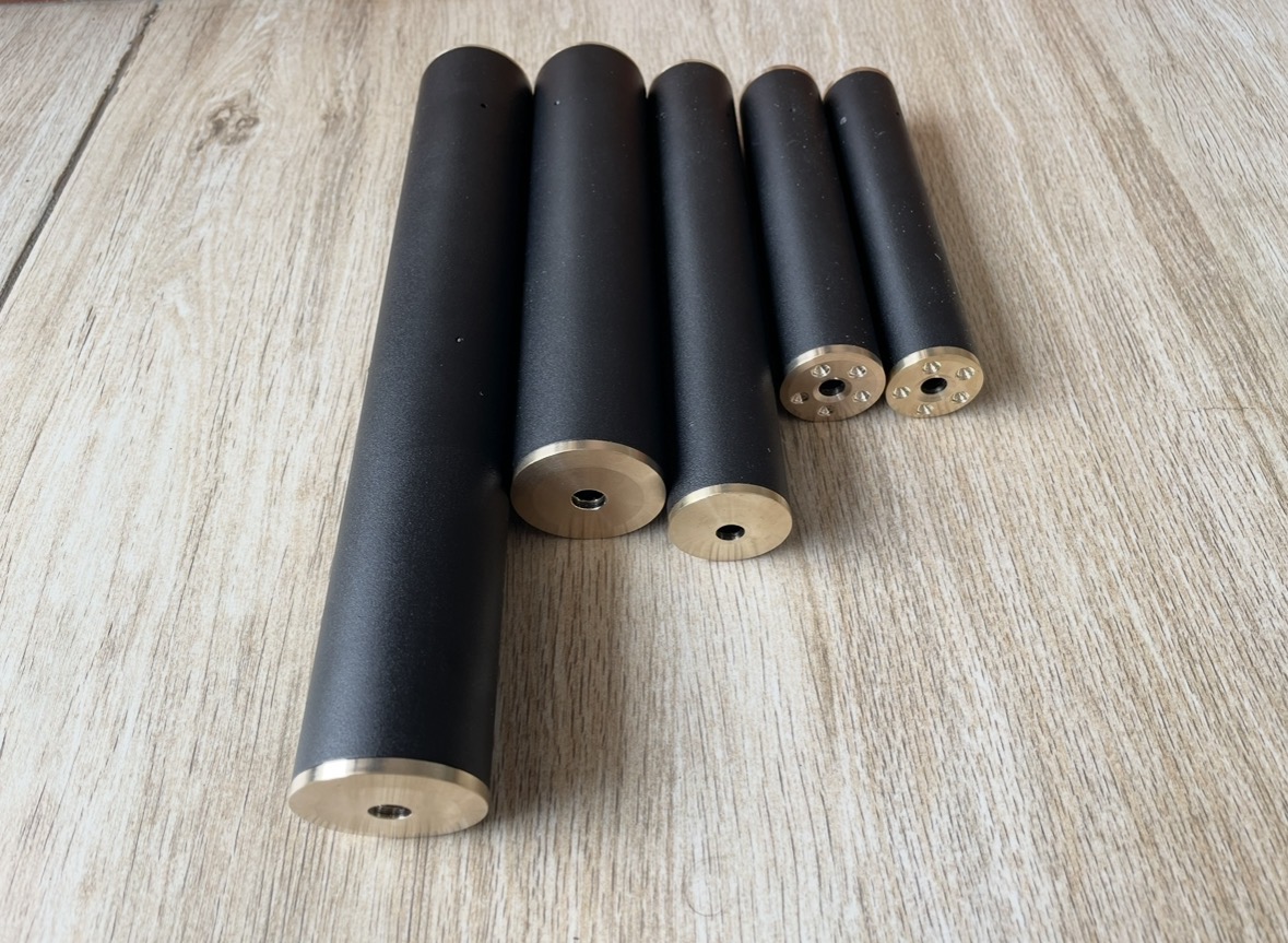Perdam PCP Senyap Silencer Peredam Drat Kuningan OD38 Senyap Peredam pcp mouser bocap tactical thumbnail 2