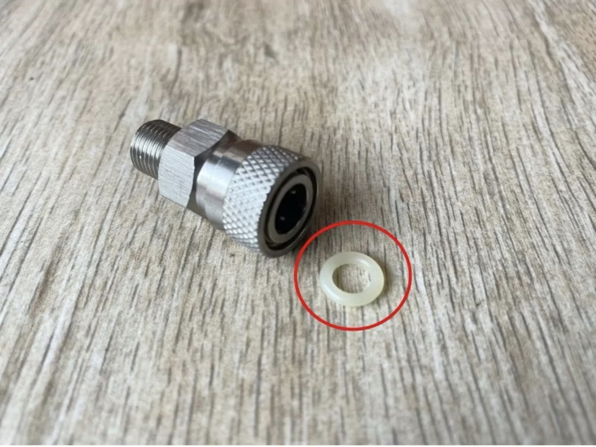 Oring Sil Micro coupler betina isi 5pcs Seal Kopler betina Oring  karet PU Polyurethane Sil Betina Kopler