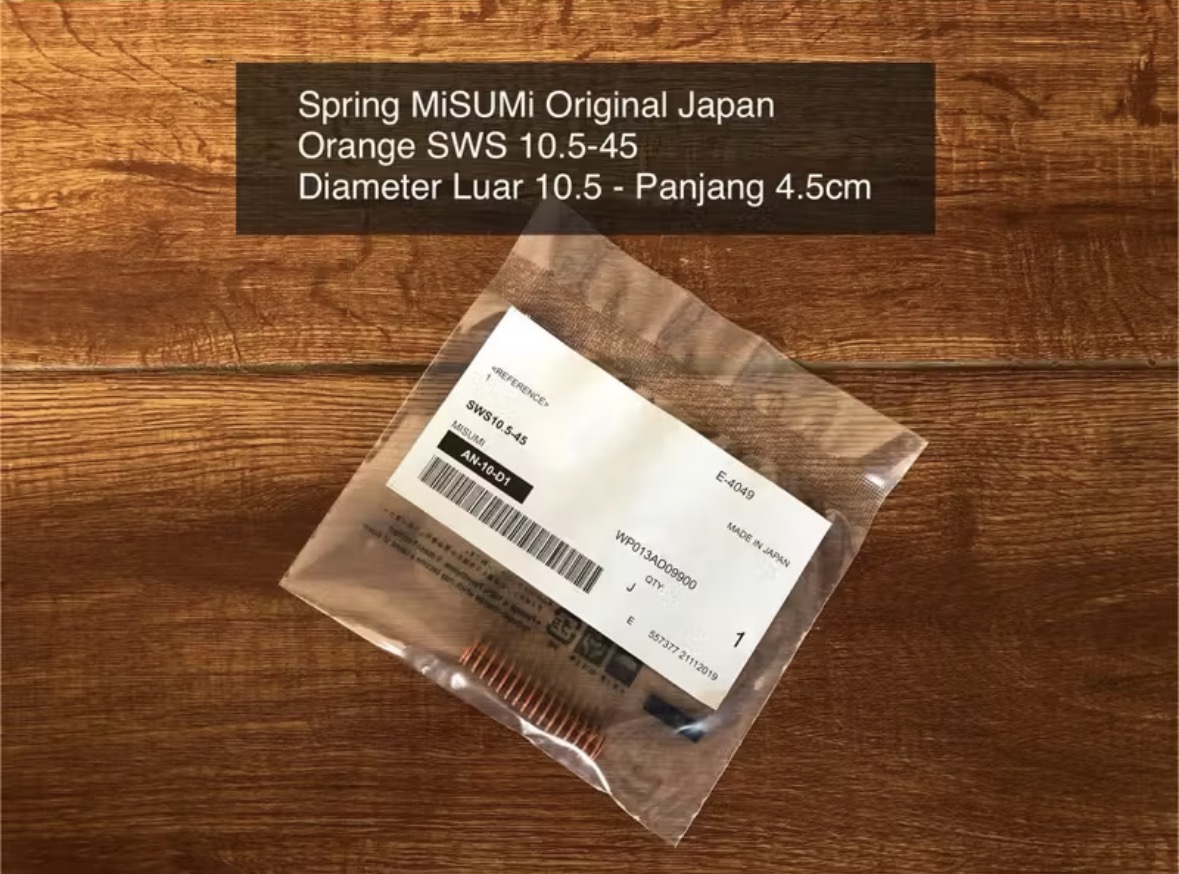 Spring MiSUMi Orange SWS 10.5-45 Diameter 10.5mm  Panjang 4.5cm Original Japan Per Hammer pcp Per Valve pcp